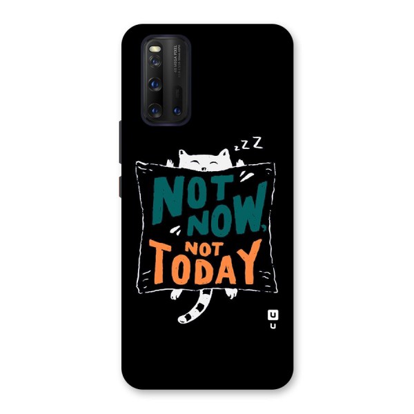 Lazy Cat Not Today Back Case for Vivo iQOO 3