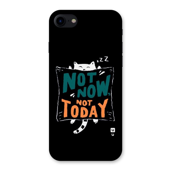 Lazy Cat Not Today Back Case for iPhone SE 2020