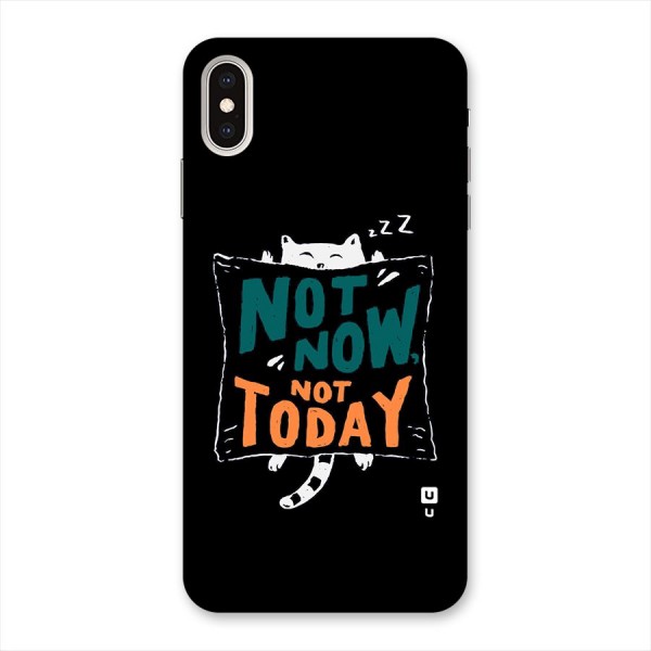Lazy Cat Not Today Back Case for iPhone XS Max