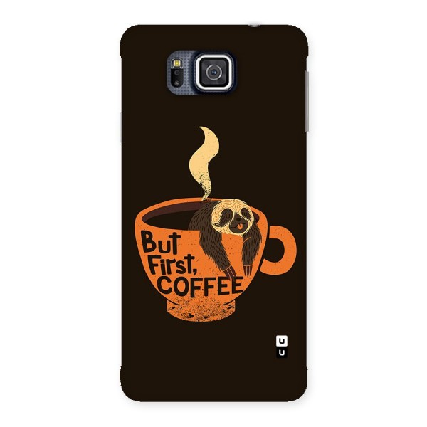 Lazy Coffee Back Case for Galaxy Alpha