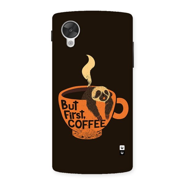 Lazy Coffee Back Case for Google Nexus 5