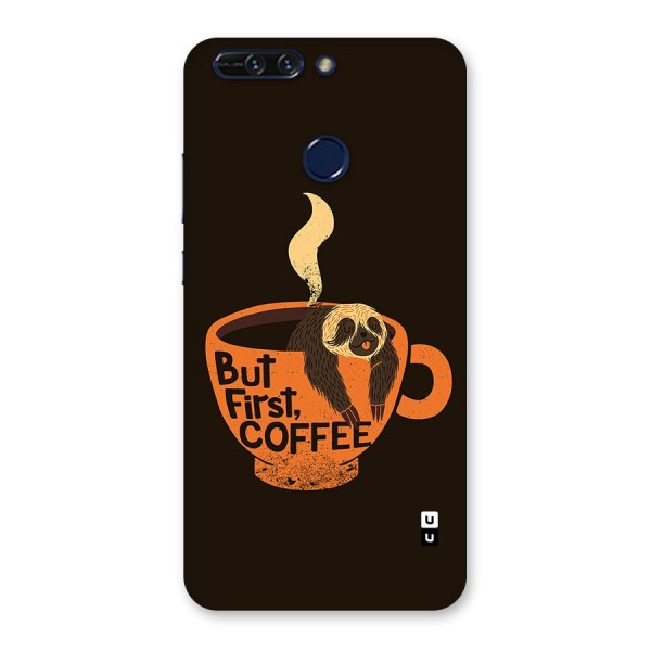 Lazy Coffee Back Case for Honor 8 Pro