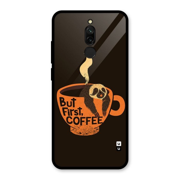 Lazy Coffee Glass Back Case for Redmi 8