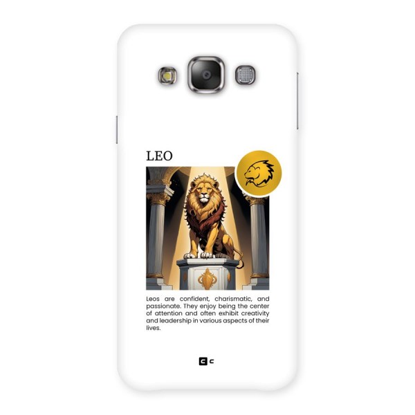 Leader Leo Back Case for Galaxy E7