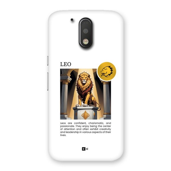 Leader Leo Back Case for Moto G4 Plus