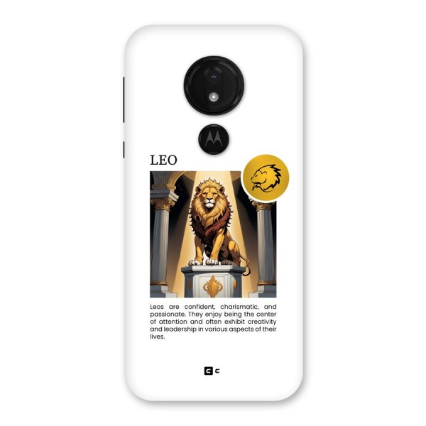 Leader Leo Back Case for Moto G7 Power