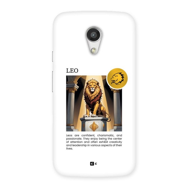 Leader Leo Back Case for Moto G 2nd Gen