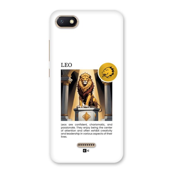 Leader Leo Back Case for Redmi 6A