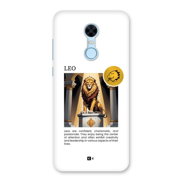 Leader Leo Back Case for Redmi Note 5