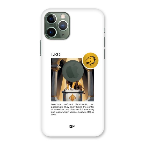 Leader Leo Back Case for iPhone 11 Pro Logo Cut