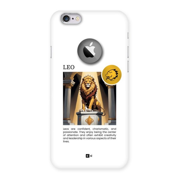 Leader Leo Back Case for iPhone 6 Logo Cut