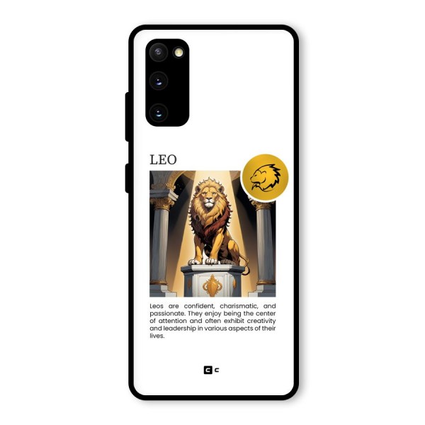 Leader Leo Glass Back Case for Galaxy S20 FE 5G