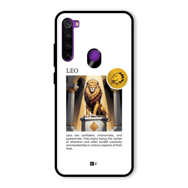 Leader Leo Glass Back Case for Redmi Note 8