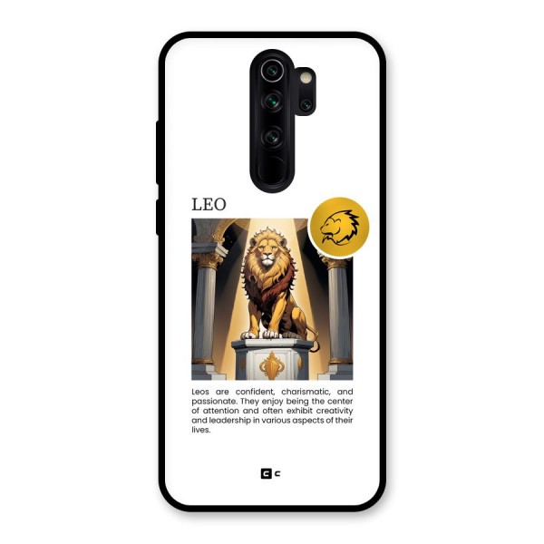 Leader Leo Glass Back Case for Redmi Note 8 Pro