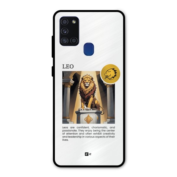 Leader Leo Metal Back Case for Galaxy A21s