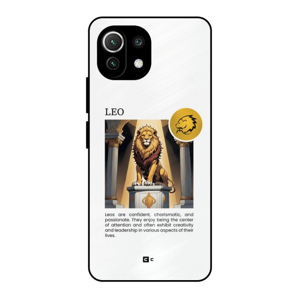 Leader Leo Metal Back Case for Mi 11 Lite
