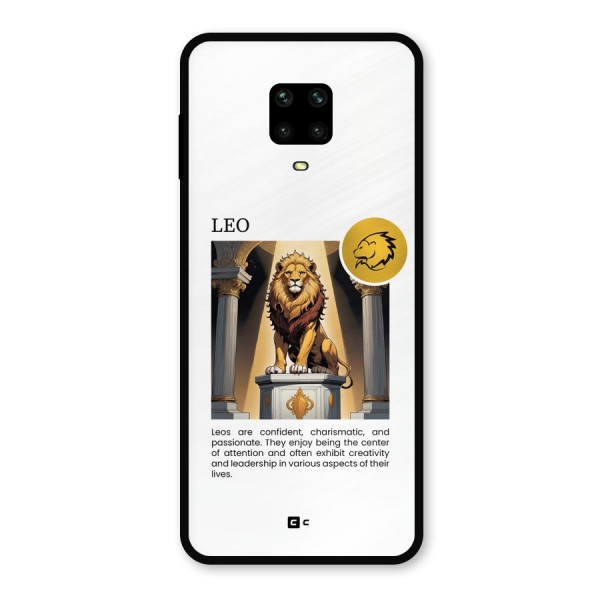 Leader Leo Metal Back Case for Redmi Note 9 Pro Max