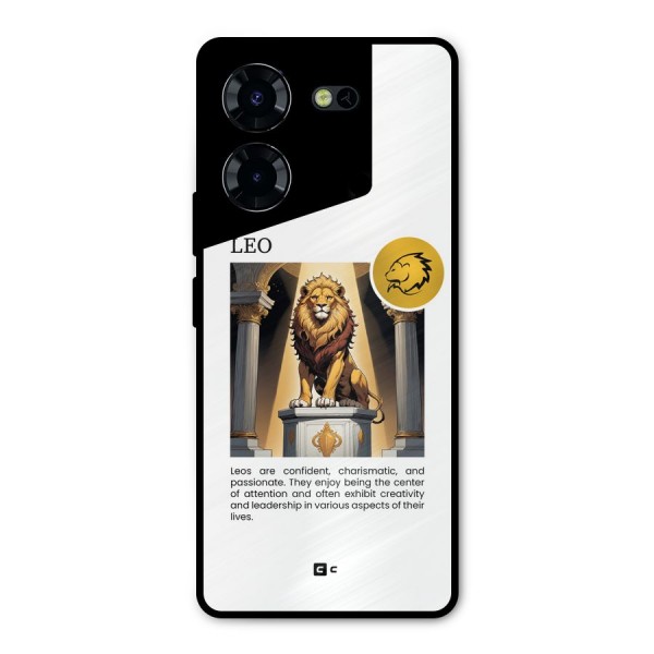 Leader Leo Metal Back Case for Tecno Pova 5 Pro 5G