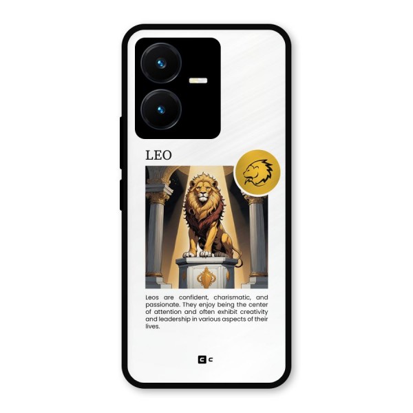 Leader Leo Metal Back Case for Vivo Y22