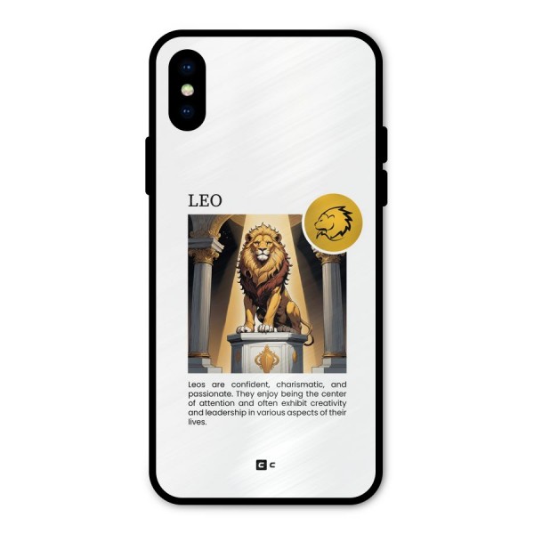 Leader Leo Metal Back Case for iPhone X