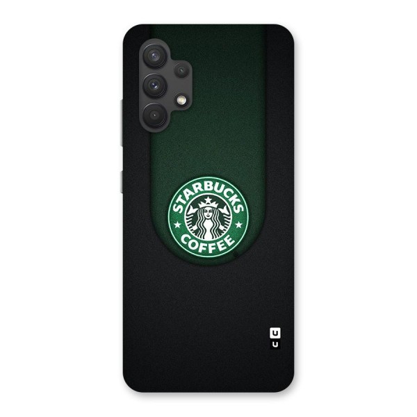 Leaf StarBucks Glass Back Case for Galaxy A32
