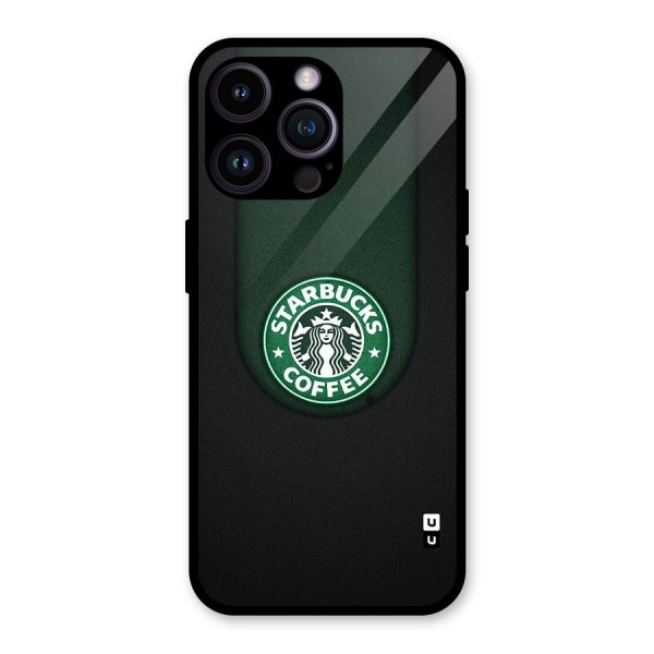 Leaf StarBucks Glass Back Case for iPhone 14 Pro Max