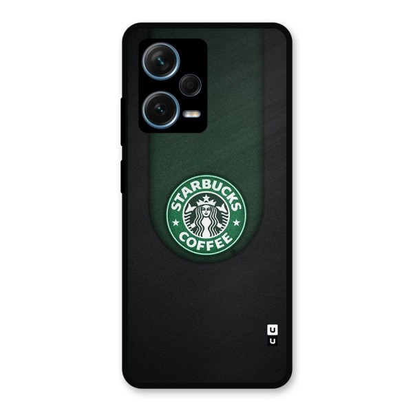Leaf StarBucks Metal Back Case for Redmi Note 12 Pro Plus 5G