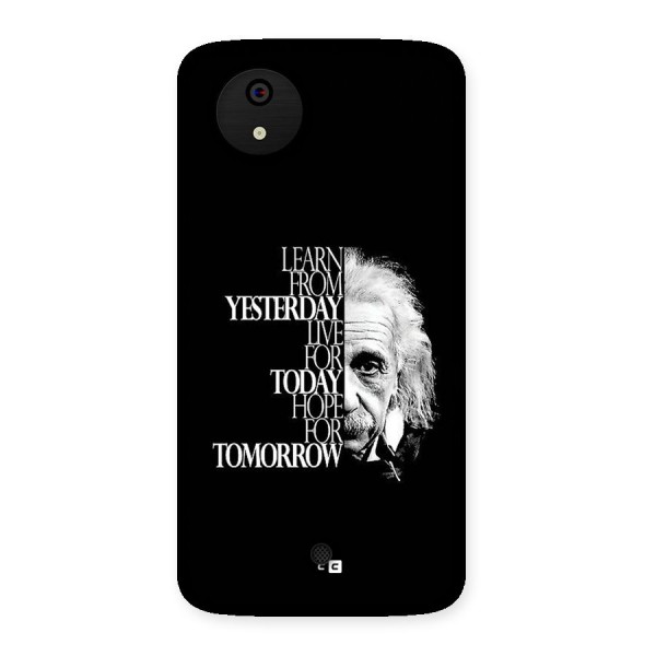 Learn From Yesterday Back Case for Canvas A1  AQ4501