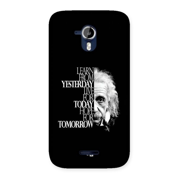 Learn From Yesterday Back Case for Canvas Magnus A117