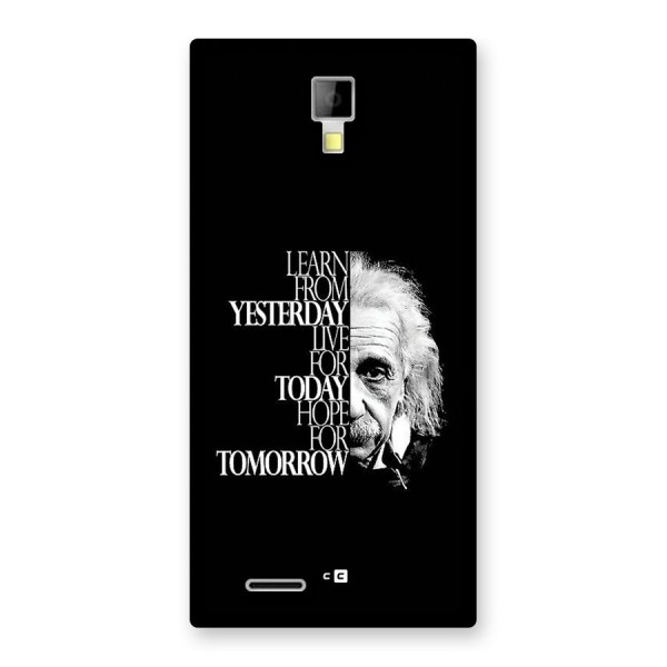 Learn From Yesterday Back Case for Canvas Xpress A99