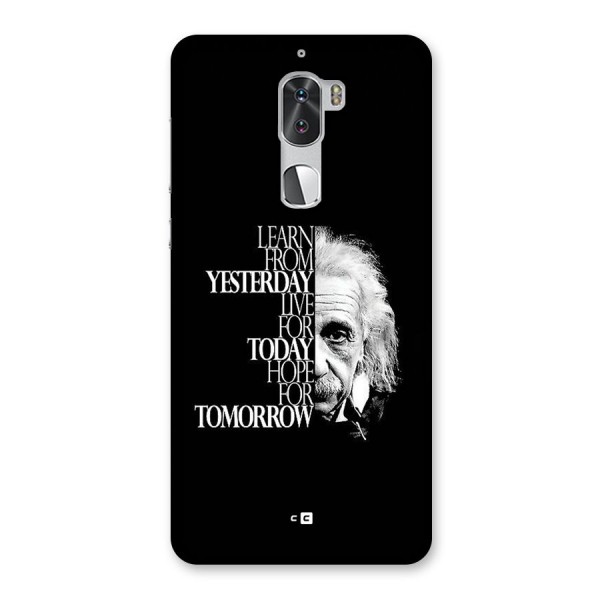 Learn From Yesterday Back Case for Coolpad Cool 1