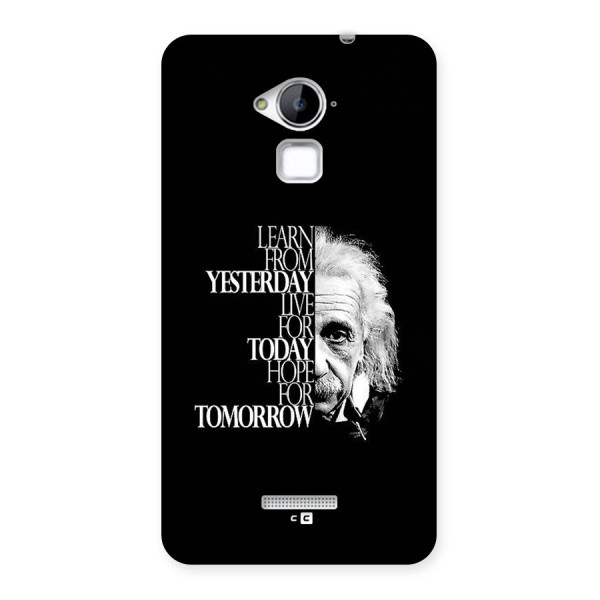 Learn From Yesterday Back Case for Coolpad Note 3