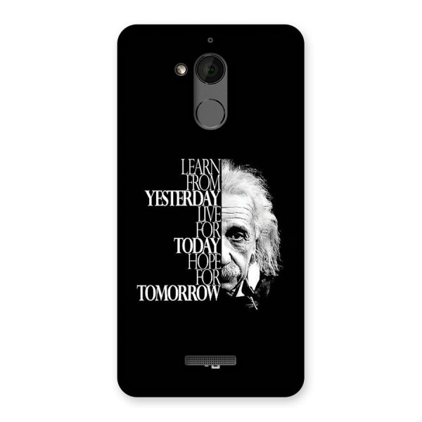 Learn From Yesterday Back Case for Coolpad Note 5