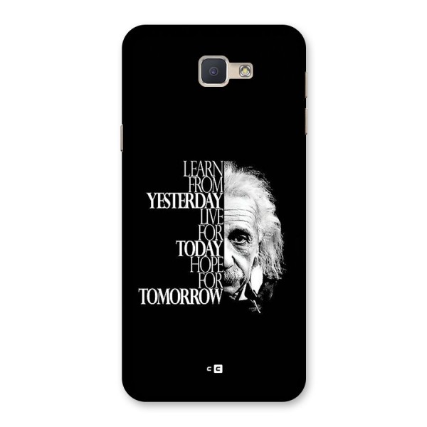 Learn From Yesterday Back Case for Galaxy J5 Prime