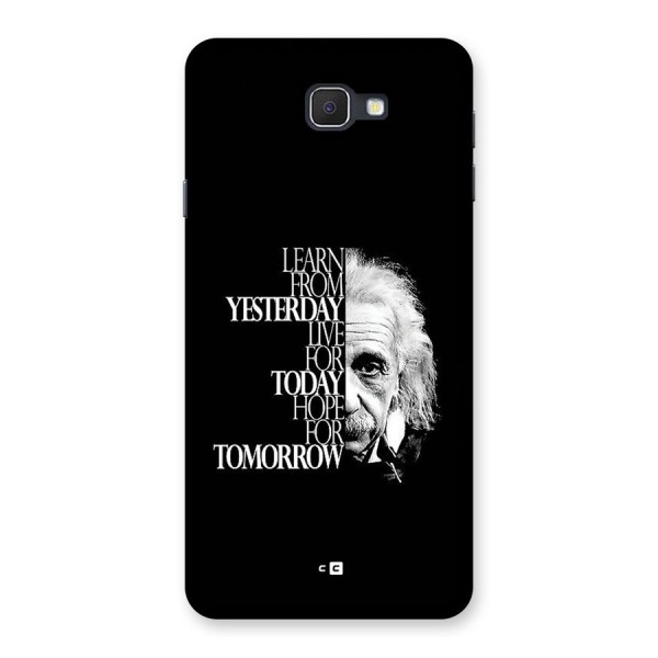 Learn From Yesterday Back Case for Galaxy J7 Prime