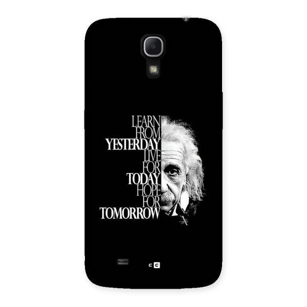Learn From Yesterday Back Case for Galaxy Mega 6.3