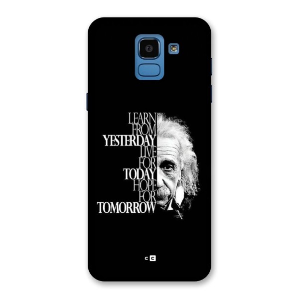 Learn From Yesterday Back Case for Galaxy On6