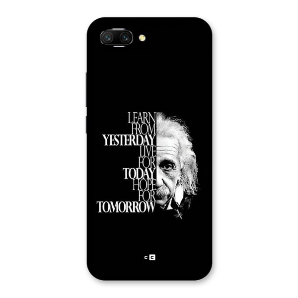 Learn From Yesterday Back Case for Honor 10