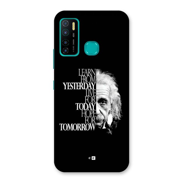 Learn From Yesterday Back Case for Infinix Hot 9 Pro