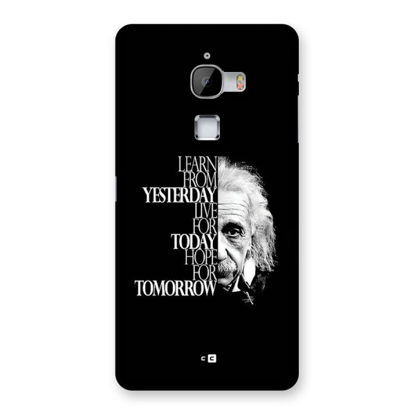 Learn From Yesterday Back Case for LeTV Le Max