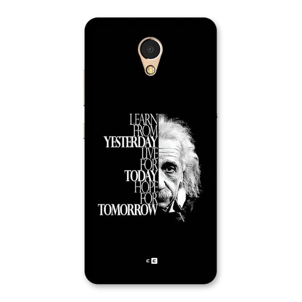 Learn From Yesterday Back Case for Lenovo P2