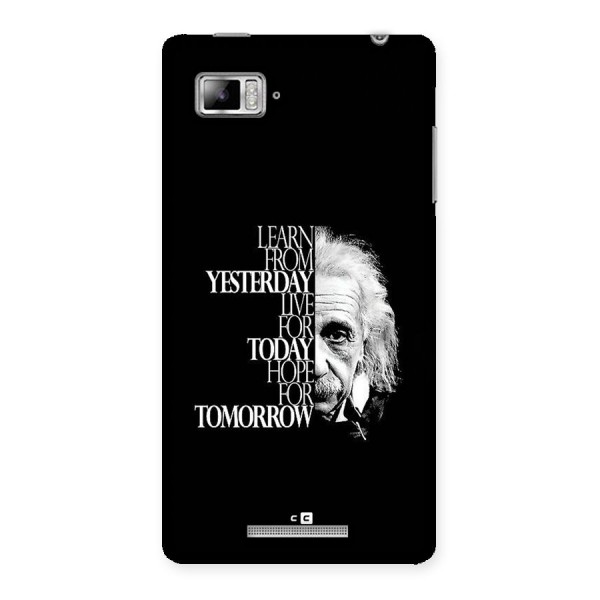 Learn From Yesterday Back Case for Lenovo Vibe Z K910