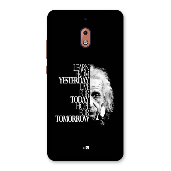 Learn From Yesterday Back Case for Nokia 2.1