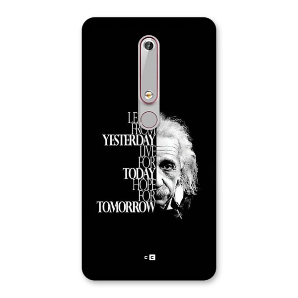 Learn From Yesterday Back Case for Nokia 6.1