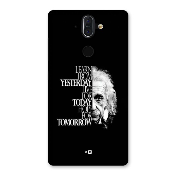 Learn From Yesterday Back Case for Nokia 8 Sirocco