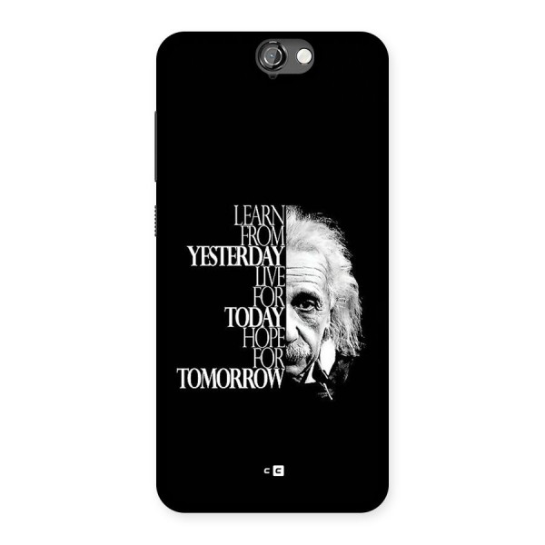 Learn From Yesterday Back Case for One A9