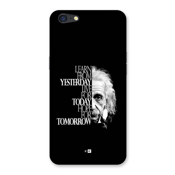 Learn From Yesterday Back Case for Oppo A71