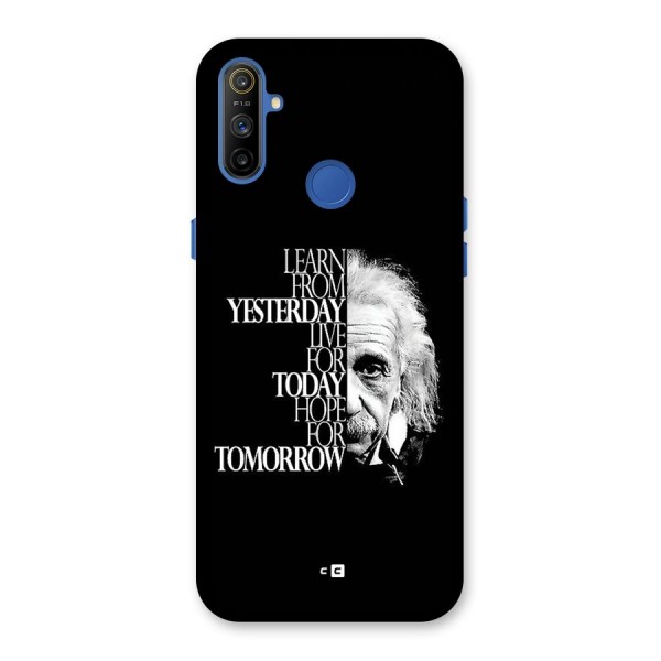 Learn From Yesterday Back Case for Realme Narzo 10A