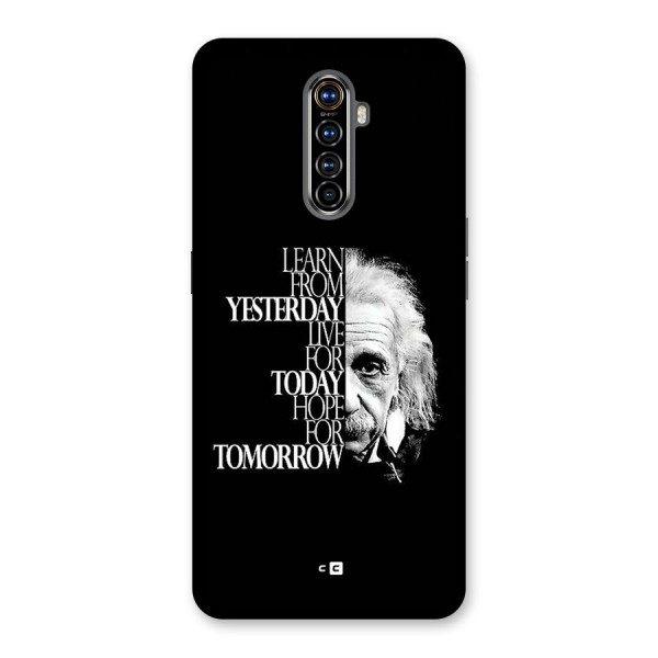 Learn From Yesterday Back Case for Realme X2 Pro