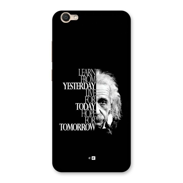 Learn From Yesterday Back Case for Vivo V5s